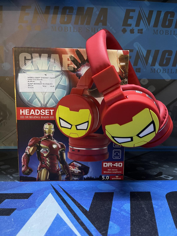 Bluetooth slusalice Ironman