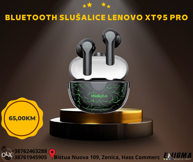 Bluetooth slušalice Lenovo XT95 pro