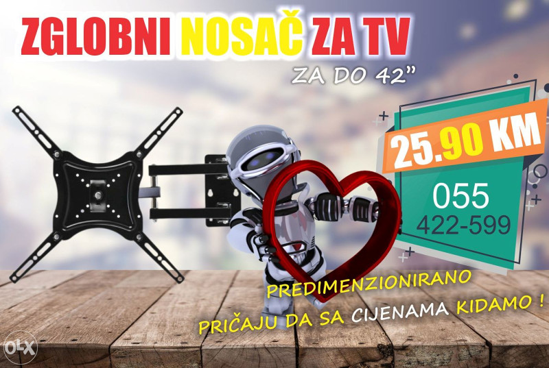 Zglobni nosač za TV