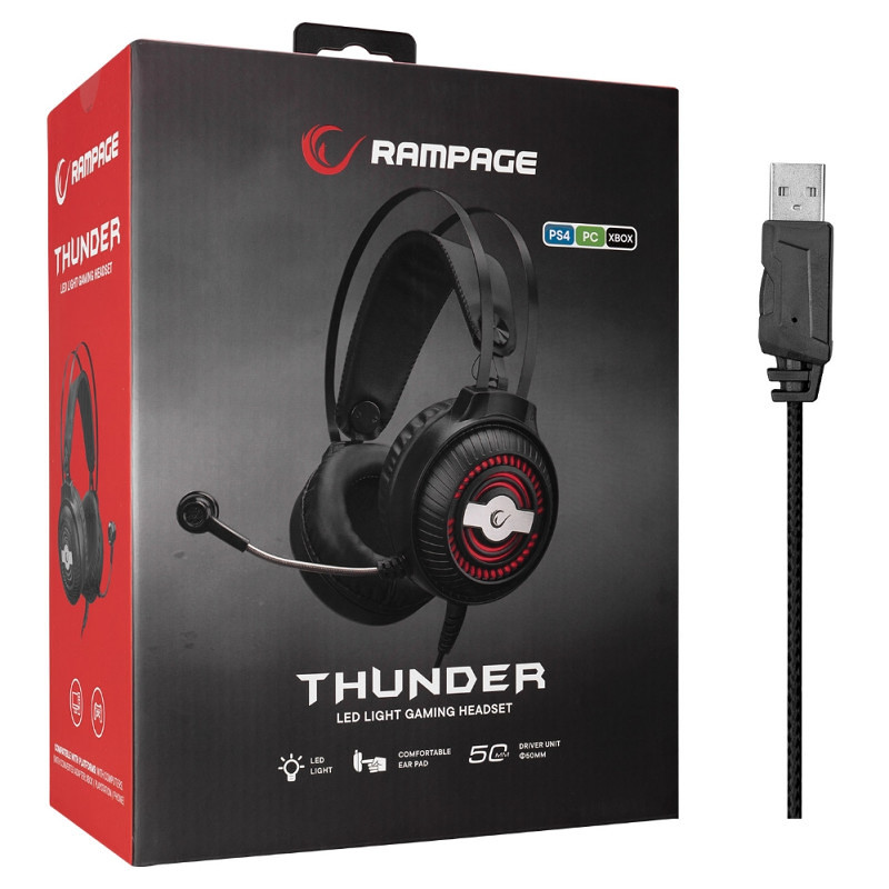 SLUŠALICE BLACK FRIDAY - RAMPAGE GAMING THUNDER