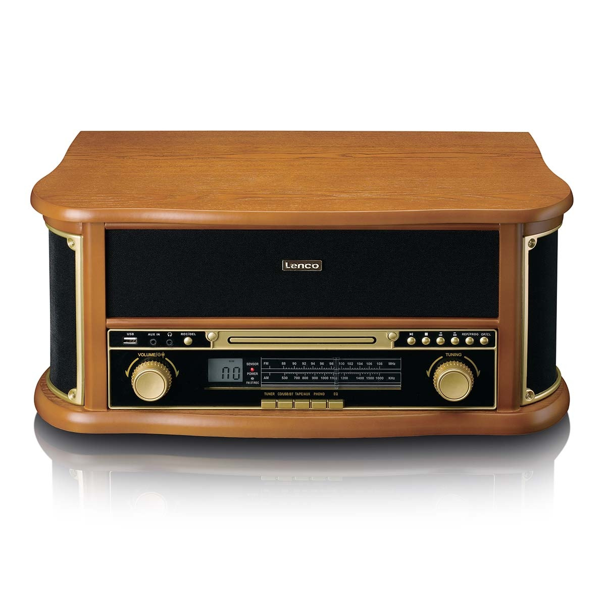 Gramofon Radio CD Player Kasetofon Bluetooth LENCO