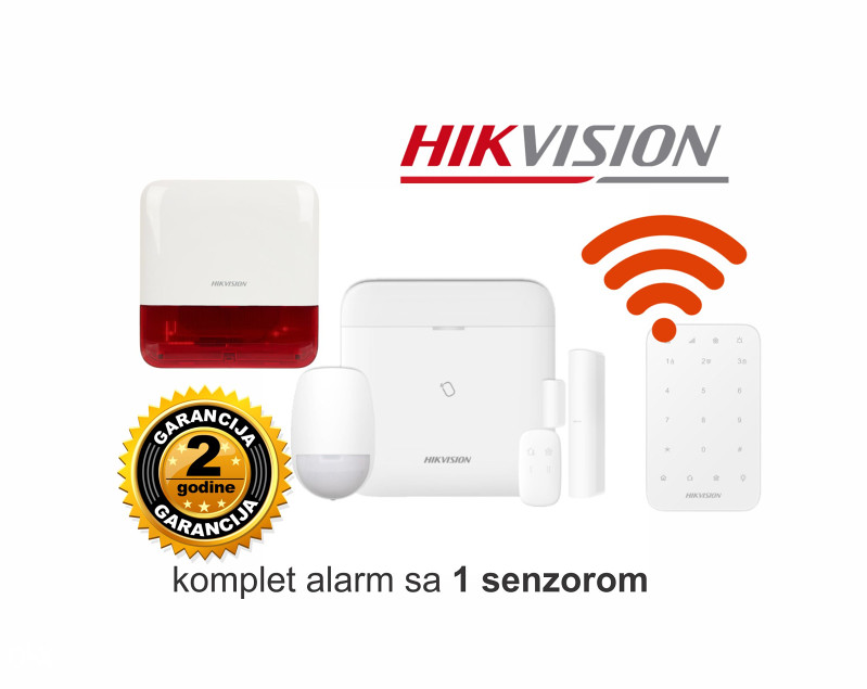 HikVision alarmni set sa vanjskom sirenom i tastaturom