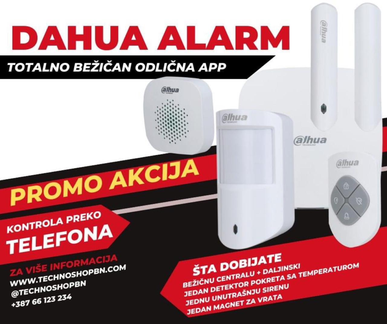 Dahua alarmni set wifi Komplet