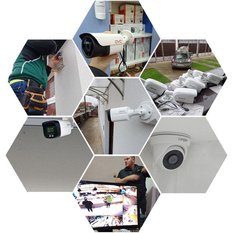 Dahua video nadzor kompletan set 8 kamera FULL COLOR