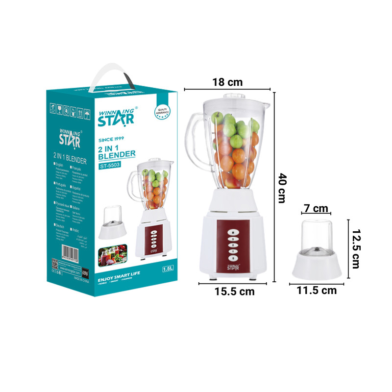 BLENDER WINNING STAR ST-5503, 1.5L, 300W, VISENAMJESKI