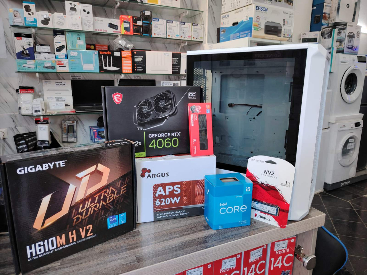 GAMER PC INTEL I5-12400F RTX 4060 16GB DDR5 1TB SSD