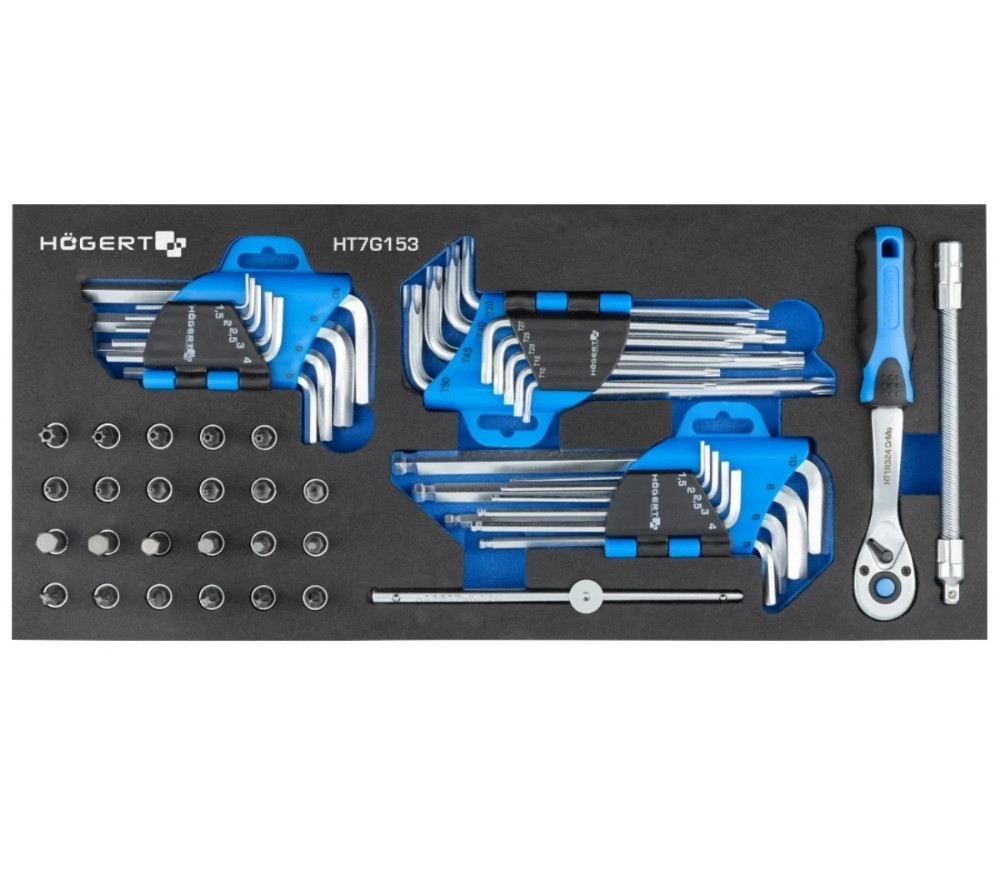 HOGERT SET KOLICA ZA ALAT SA 7 LADICA HT7G050 GRATIS VAP 110BAR