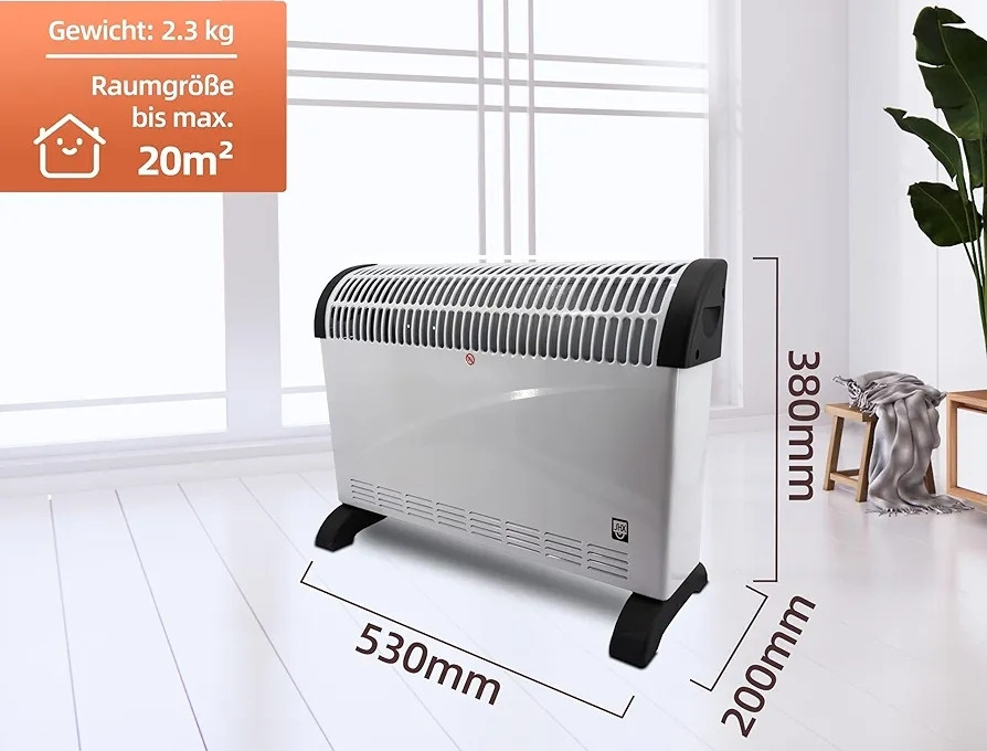 KONVEKTORSKA GRIJALICA COLLEGE HEATER 750,1250,2000W