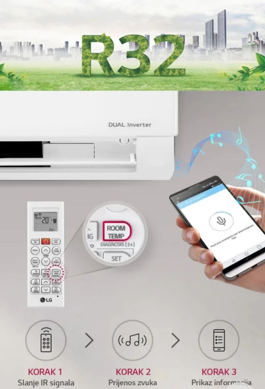 LG KLIMA S12EQ 12-KA INVENTER DUAL INVENTER 12