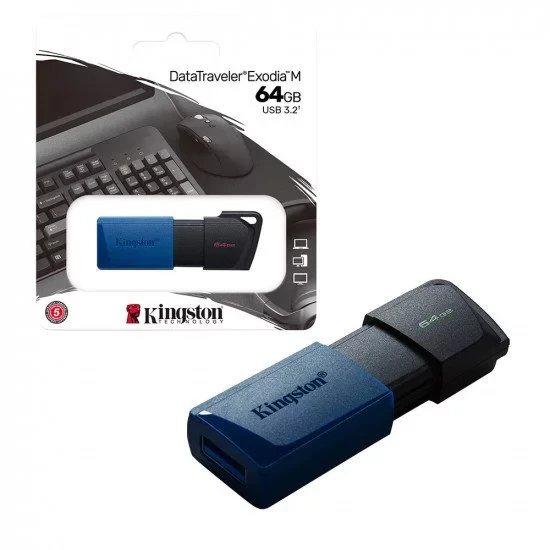 USB KINGSTON 64GB EXODNA 3,2