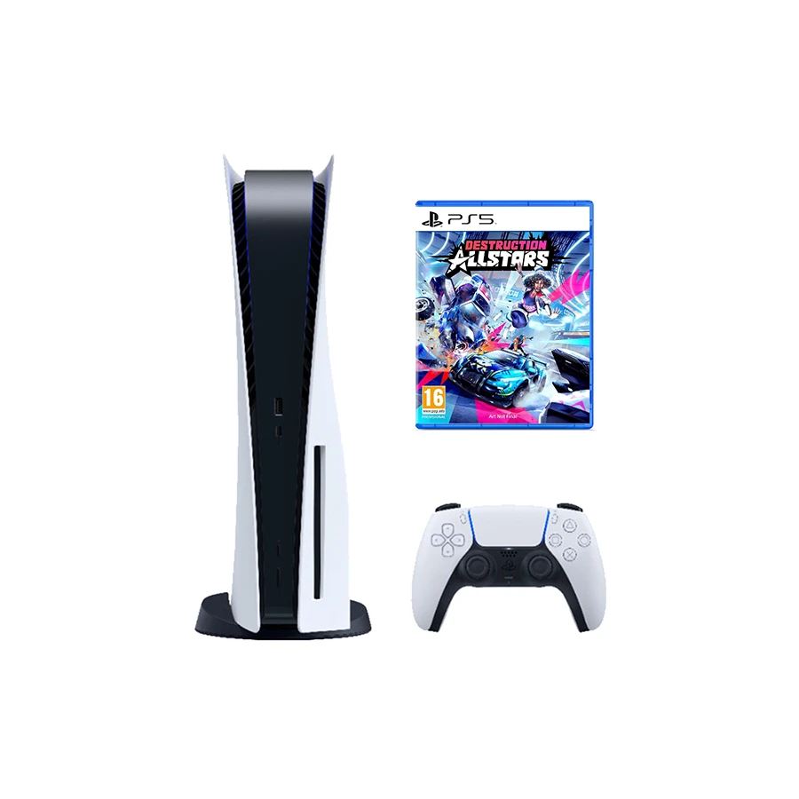 PLAYSTATION 5 SLIM E CHASSIS + DESTRUCTION ALL STARS IGRICA