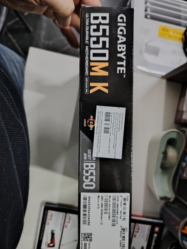 MATICNA PLOČA MB B550M K GIGABYTE AM4 4XDDR4 2XM.2 4XSATA