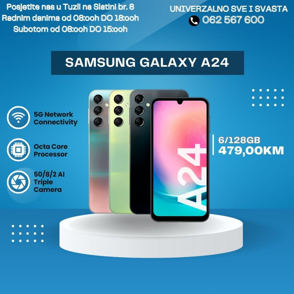 Mobitel Samsung A24 SM-A245F/DSN 6/128GB Black
