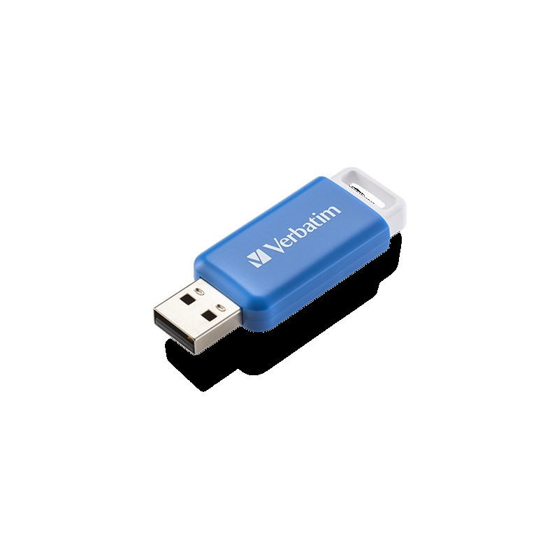 USB MEMORIJSKI STIK 2.0 VERBATIM 64GB, PLAVI , DATABAR