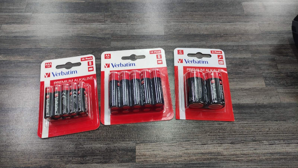Baterija baterije VERBATIM Premium Alkaline 1,5V AA AAA C