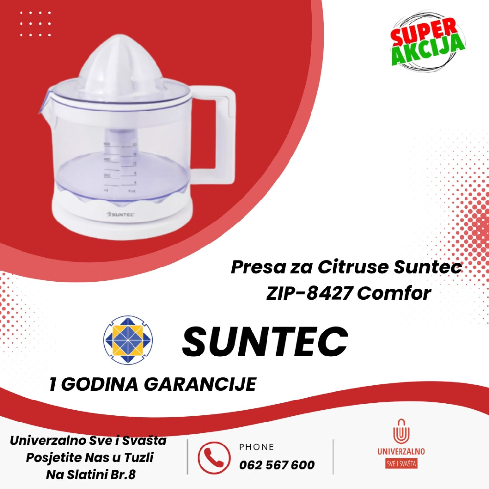PRESA ZA CITRUSE SUNCET ZIP 8427 COMFOR