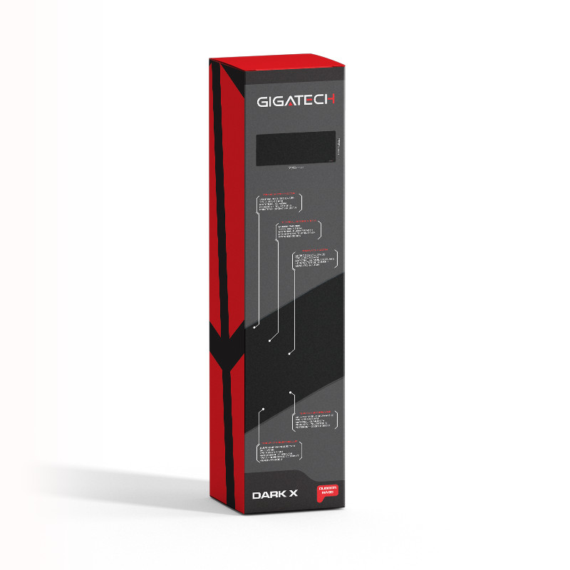 PODLOGA ZA MIS GIGATECH DARK X 770 x 295 x 3 mm GAMING
