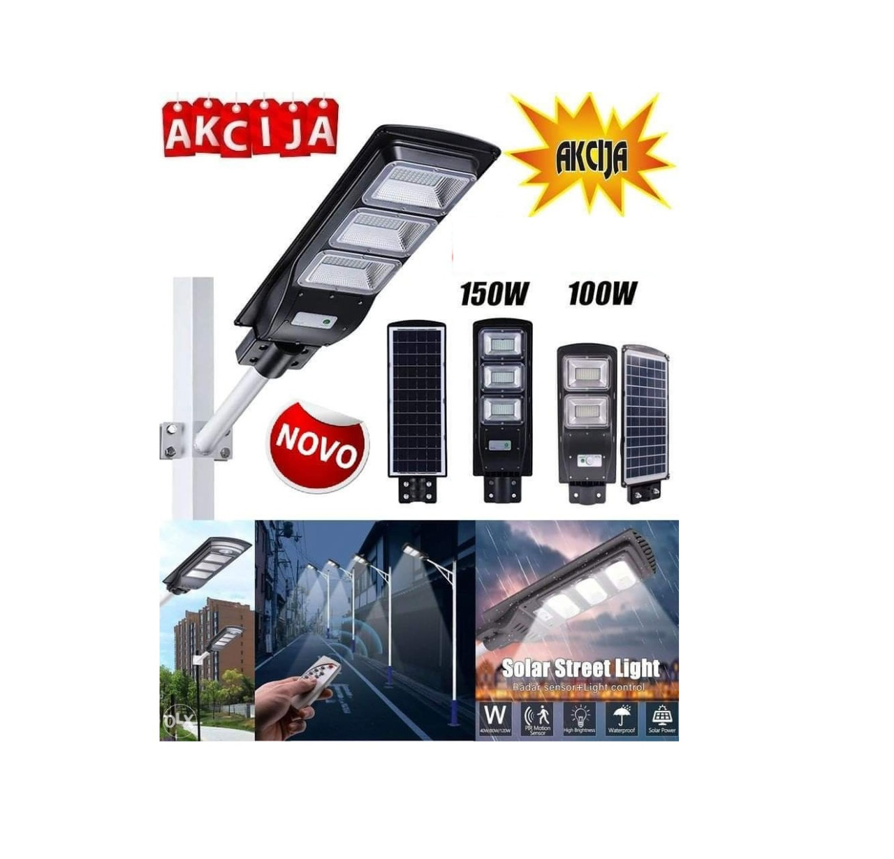 LED SOLARNI REFLEKTOR 150W I 100W