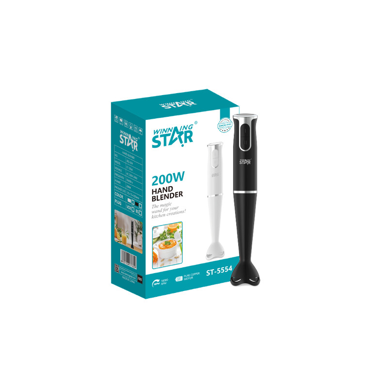 STAPNI MIKSER WINNING STAR ST-5554-BK, 200W, CRNI