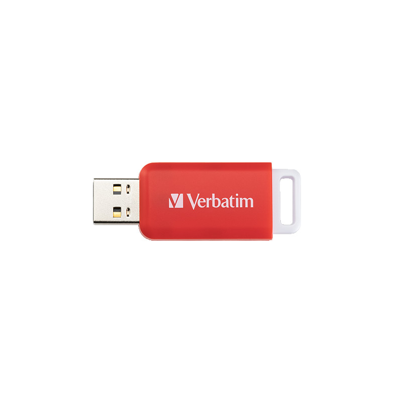 USB MEMORIJSKI STIK 2.0 VERBATIM 16GB, CRVENI , DATABAR