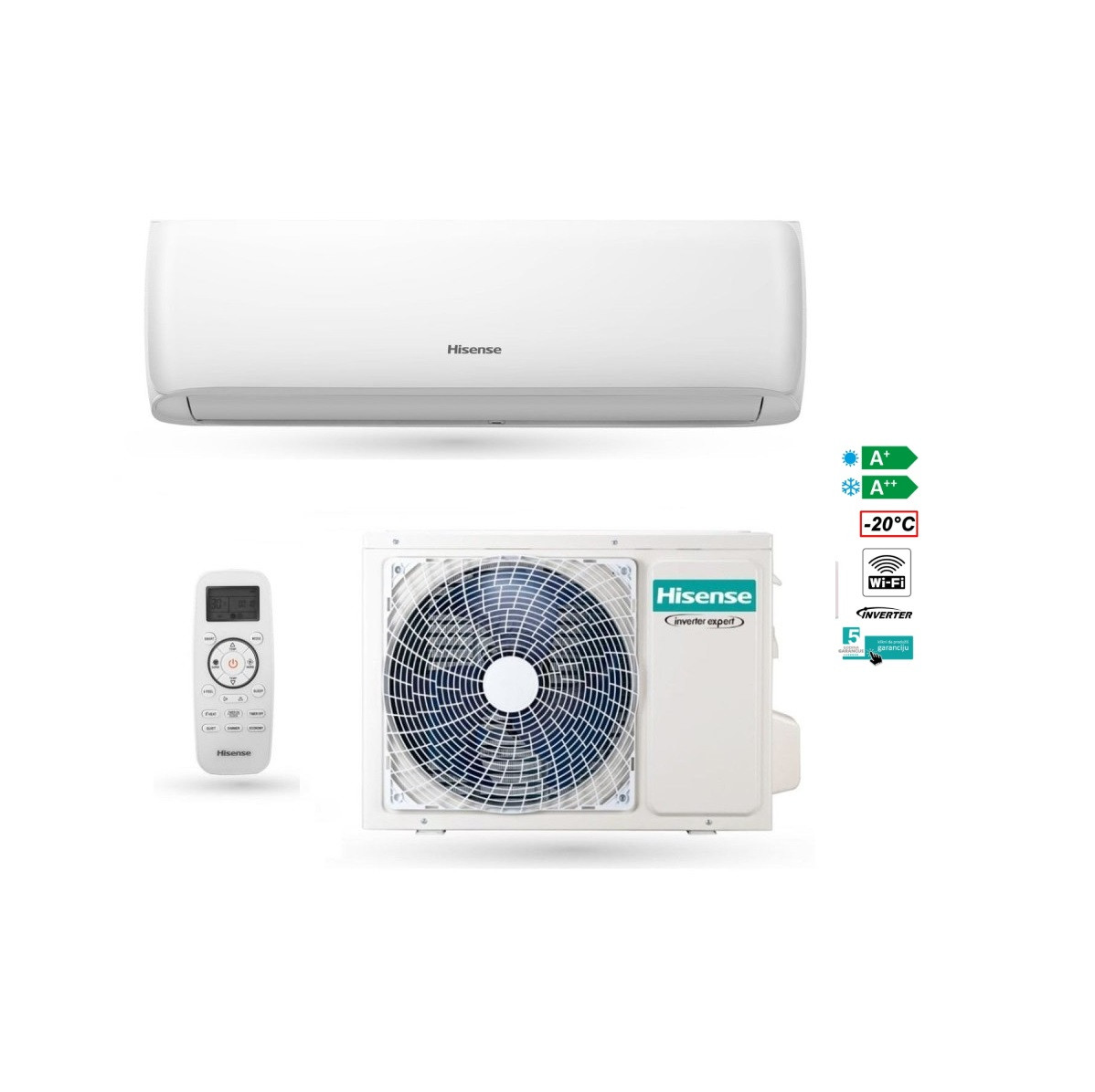Hisense EXPERT SMART 12K INVENTER - 20 WiFi