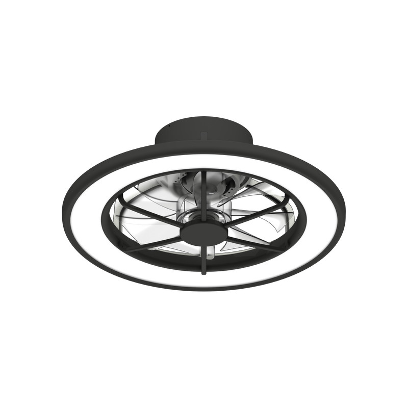 STROPNI VENTILATOR SA SVJETILJKOM GREEN TECH, 18, 40W, 3CCT, CRNI