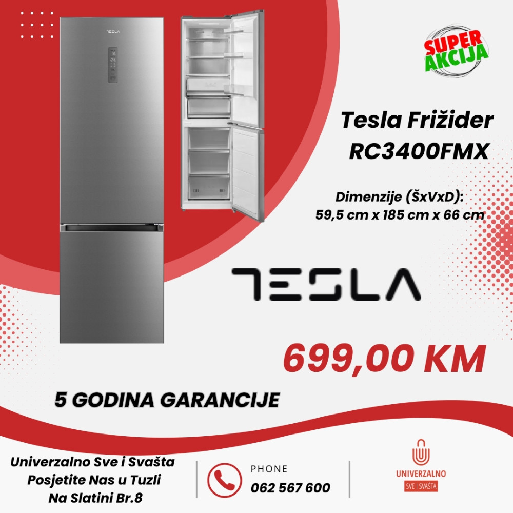 TESLA FRIŽIDER RC3400FMX