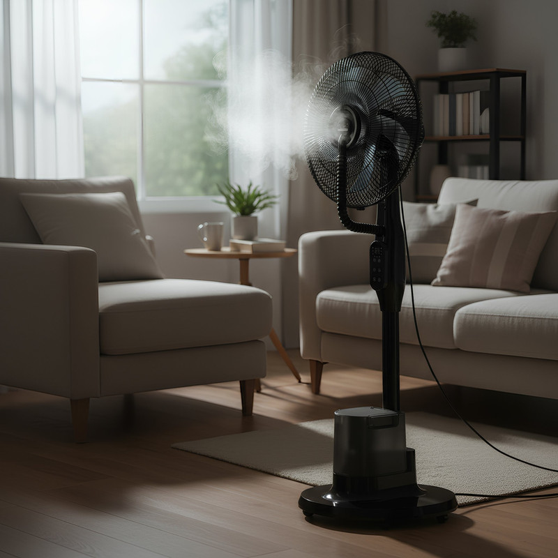 VENTILATOR S MAGLICOM GREEN TECH 90W, 16, 3.3 L, S TIMEROM ,CRNI