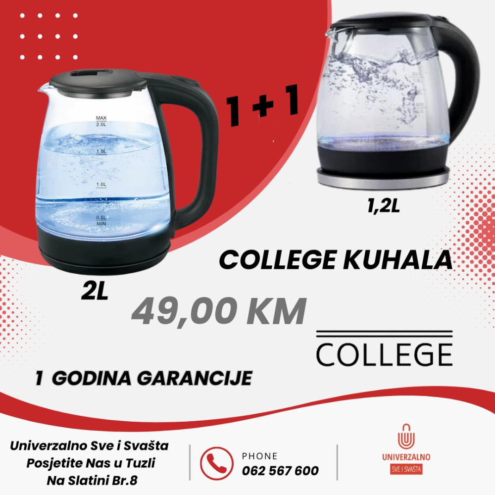 BLACK FRIDAY KUHALO ZA VODU COLLEGE 1+1