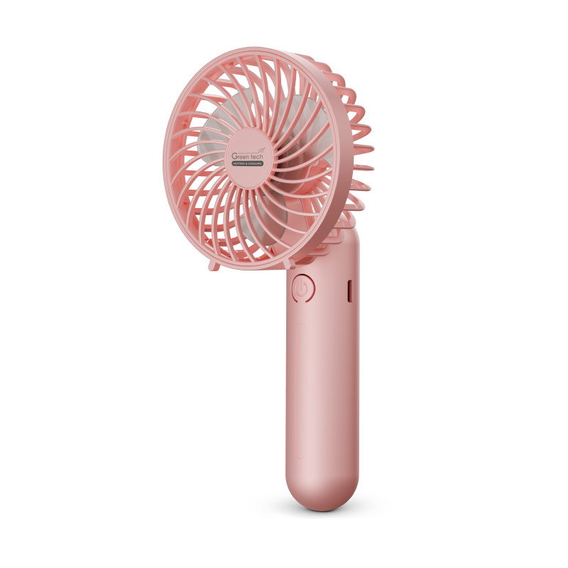 PRIJENOSNI VENTILATOR GREEN TECH, 1.1W, PINK , SA USB PUNJENJEM
