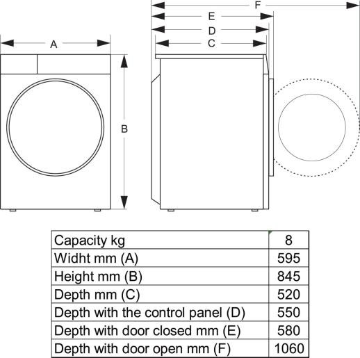 Hisense mašina za sušenje veša DH3S802BW2