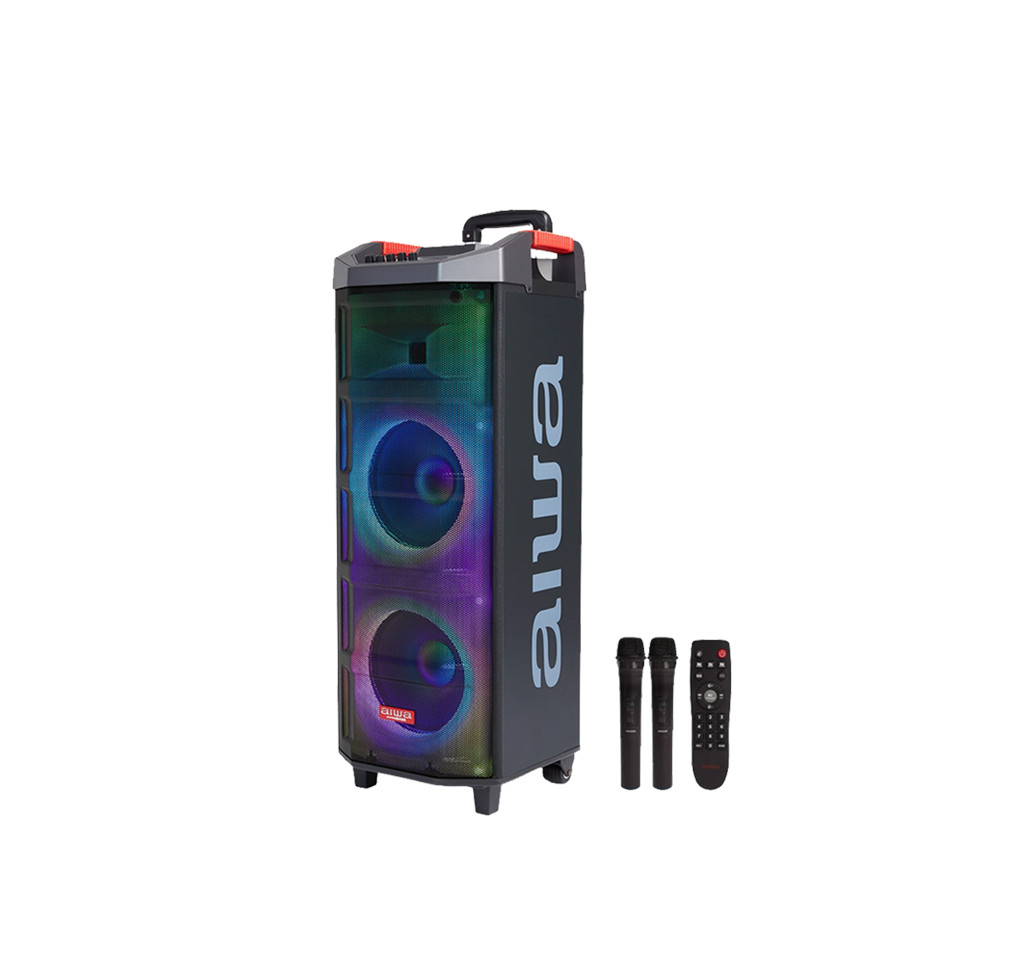 AIWA karaoke zvučnik KBTUS-710MKII s 2 w mikrofona
