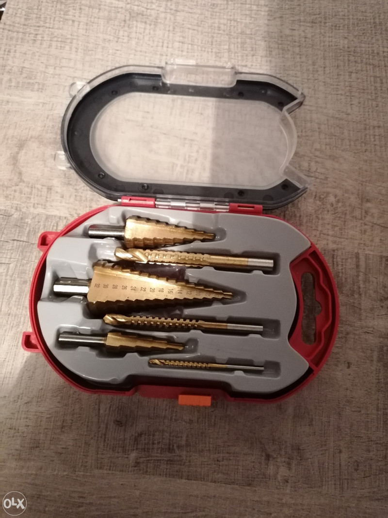 6-djelni set Stepenastih borera za metal