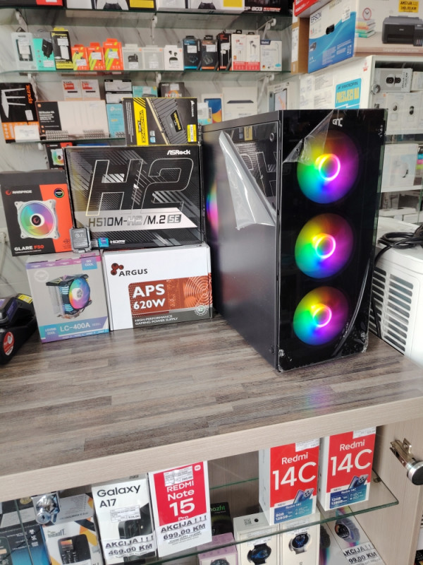 GAMING PC RAČUNAR i5 10th gen  10400 6600XT 16GB SSD 1 TB NMVe2