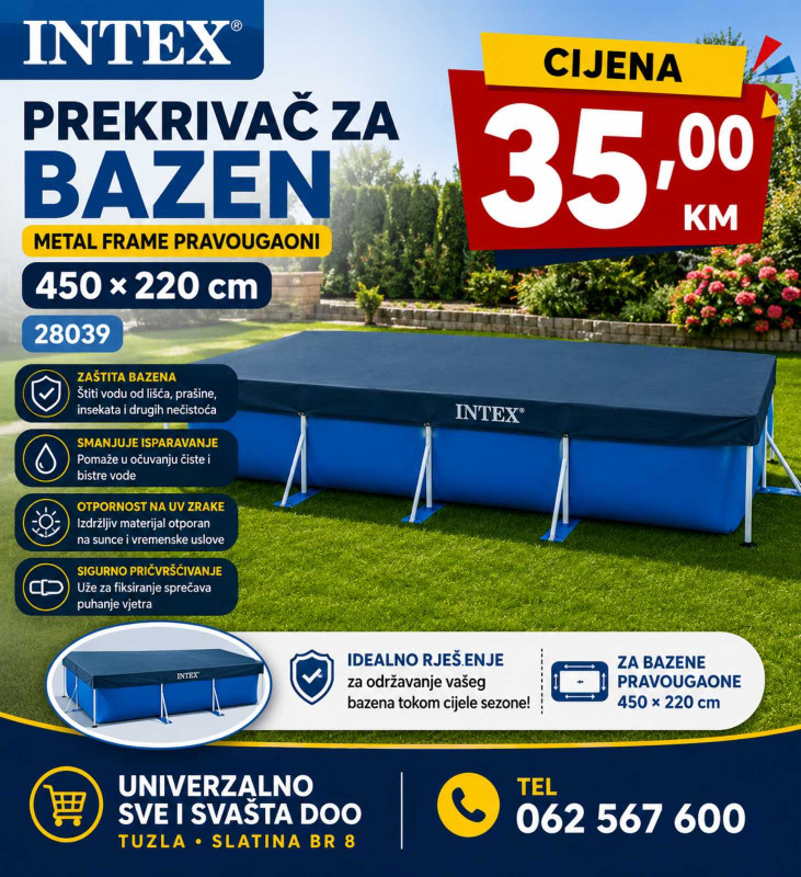 PREKRIVAC ZA BAZEN INTEX - 28039 450x220