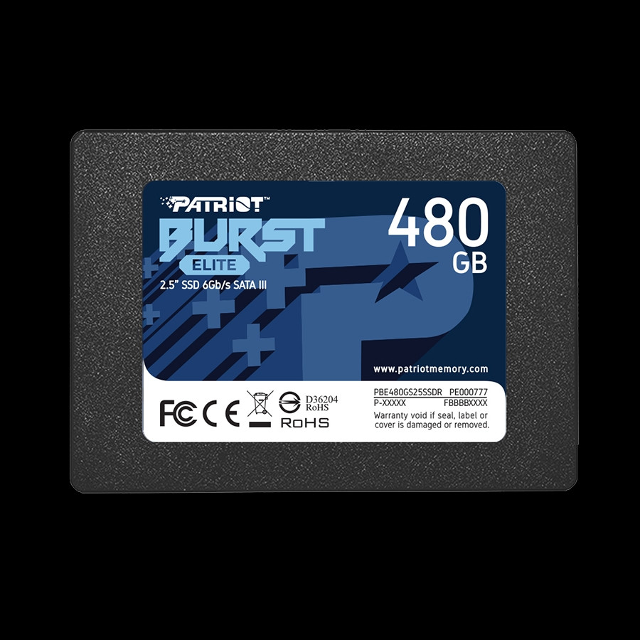 SSD Patriot 480GB 2.5" PBE480GS25SSDR