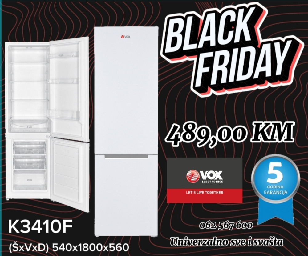 VOX KOMBINOVANI FRIZIDER 3410F
