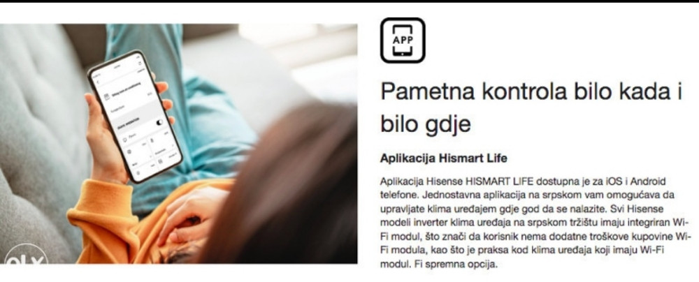 HISENSE INVENTER KLIMA 9 Ka -20 wifi ekspert smart 9ka