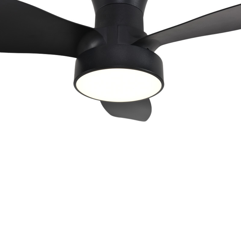 STROPNI VENTILATOR SA SVJETILJKOM GREEN TECH 24", 18W, 3CCT, CRNI