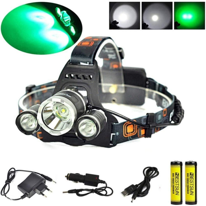 LED NAGLAVNA LAMPA 3/1 gratis mini LED BATERIJA