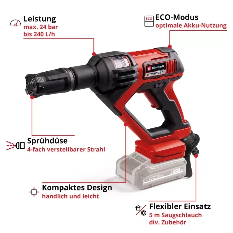 EINHELL AKU PERAC HYPRESSO 18/24-1 LI - SOLO