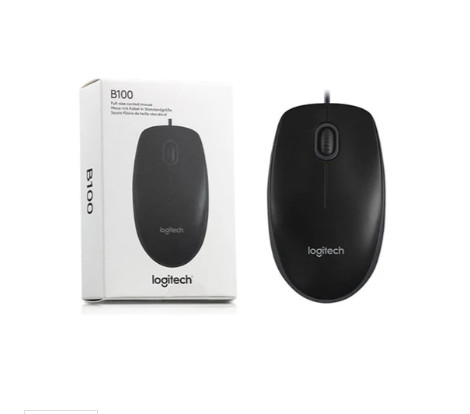 Miš LOGITECH B100, USB,
