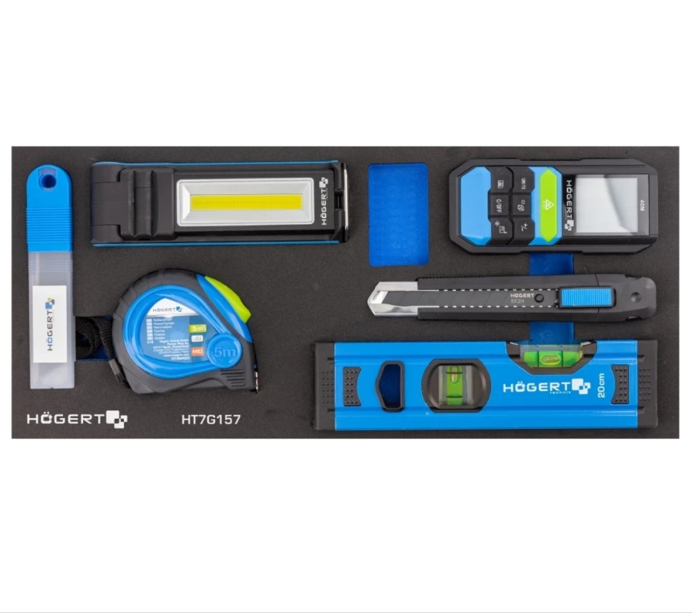 HOGERT SET KOLICA ZA ALAT SA 7 LADICA HT7G050 GRATIS VAP 110BAR