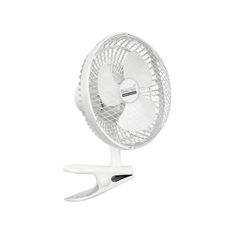VENTILATOR S KOPCOM GREEN TECH 17W, 6", BIJELA BOJA