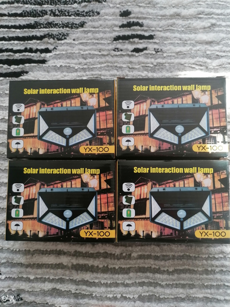 Solarni Reflektor sa senzorom pokreta 100 Led dij.4kom