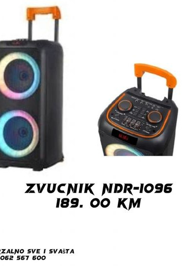 Karaoke bežični zvučnik s mikrofonom NDR-1096