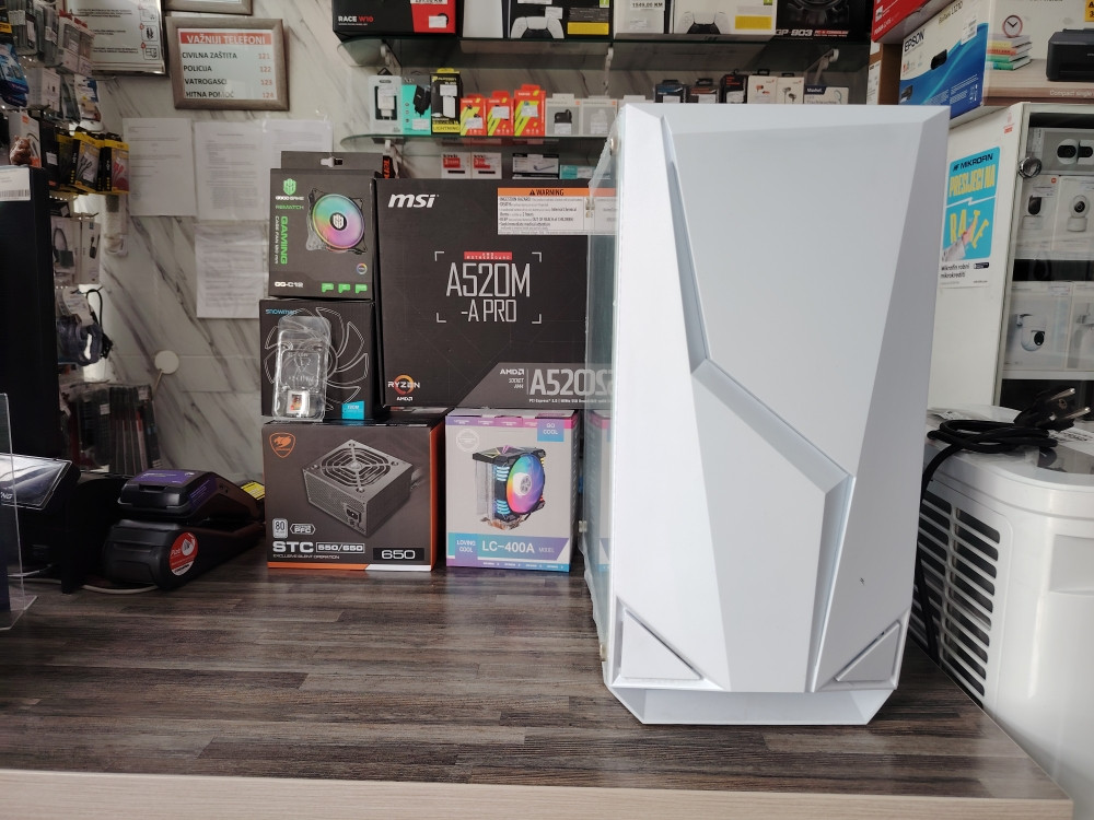 GAMING PC RAČUNAR RYZEN 5 5600X RAM 16GB SSD 1TB SAPPHIRE 5700 XT