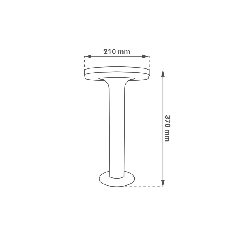 LED SOLARNA SVJETILJKA GREEN TECH 3.1W, 3000K, IP44