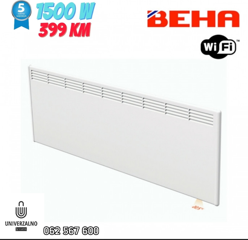 BEHA KONVEKTOR SA INTEGRISANIM WIFI PV15 1500W Sa 5 God Garancije