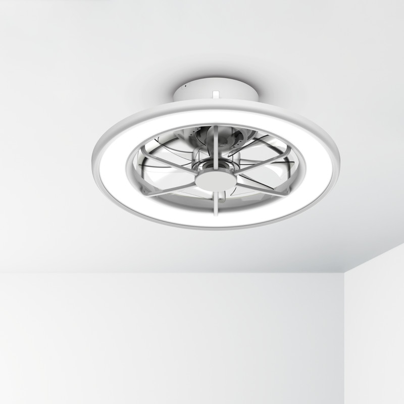 STROPNI VENTILATOR SA SVJETILJKOM GREEN TECH, 18,40W,3CCT, BIJELI